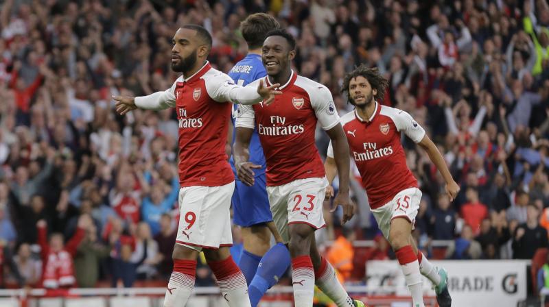 Alexandre Lacazette had a dream debut for Arsenal against Leicester. (Photo: AP) Alexandre Lacazette had a dream debut for Arsenal against Leicester. (Photo: AP)