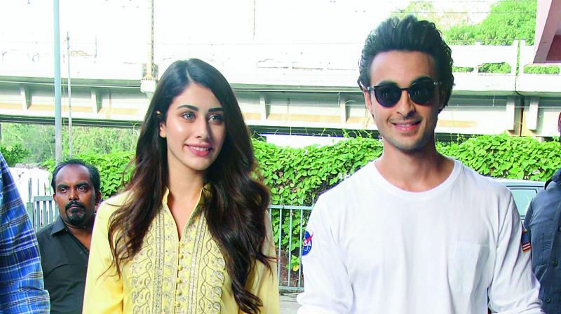 Warina Hussain and Aayush Sharma Warina Hussain and Aayush Sharma