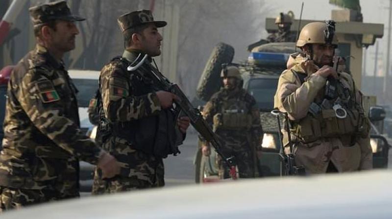 Security forces have swarmed the area, closing off the main road leading to the building. (Photo: AFP) Security forces have swarmed the area, closing off the main road leading to the building. (Photo: AFP)