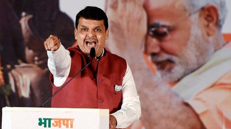 Maharashtra Chief Minister Devendra Fadnavis speaking during a rally ahead of Municipal elections. (Photo: AP) Maharashtra Chief Minister Devendra Fadnavis speaking during a rally ahead of Municipal elections. (Photo: AP)