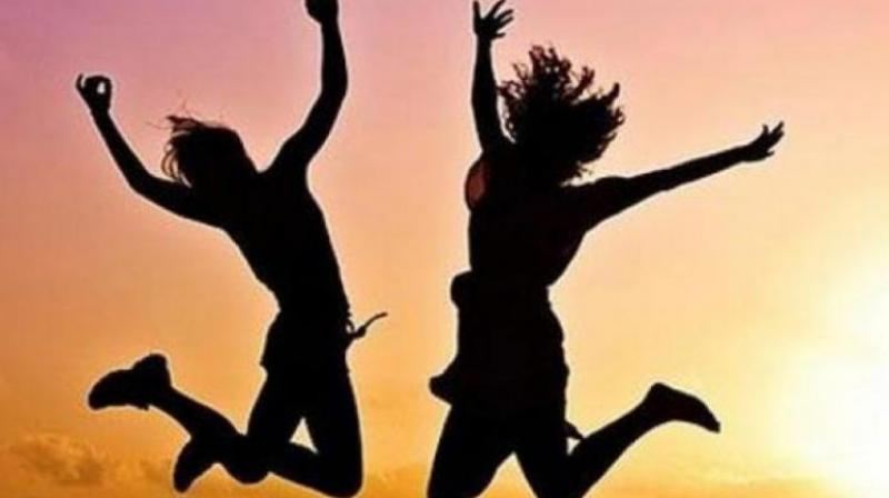 Happy people spread their feelings like fragrance around them. (Representational image) Happy people spread their feelings like fragrance around them. (Representational image)