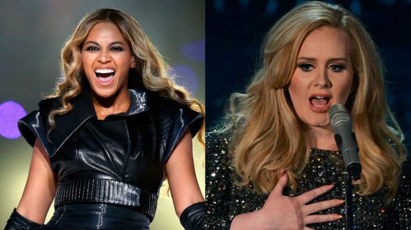 Beyonce may have lost out the top trophy to Adele, but her performance was the highpoint of the ceremony. (Photo source AFP) Beyonce may have lost out the top trophy to Adele, but her performance was the highpoint of the ceremony. (Photo source AFP)