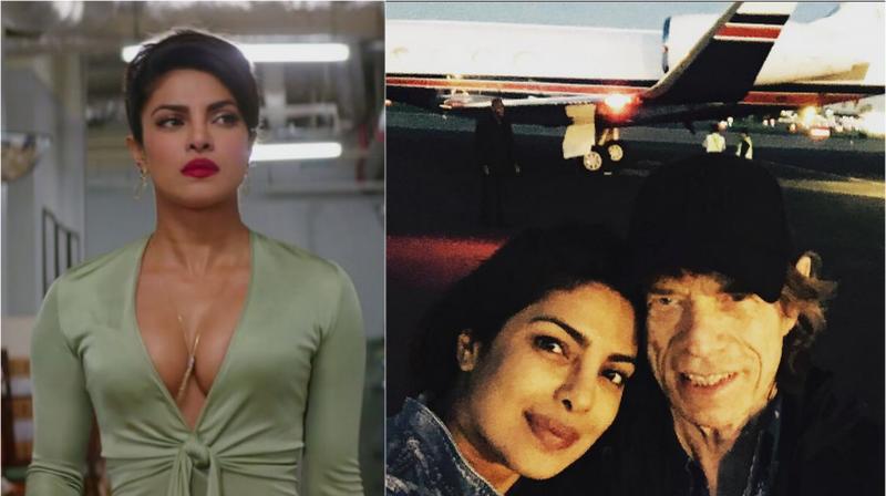 Priyanka Chopra with Mick Jagger Priyanka Chopra with Mick Jagger