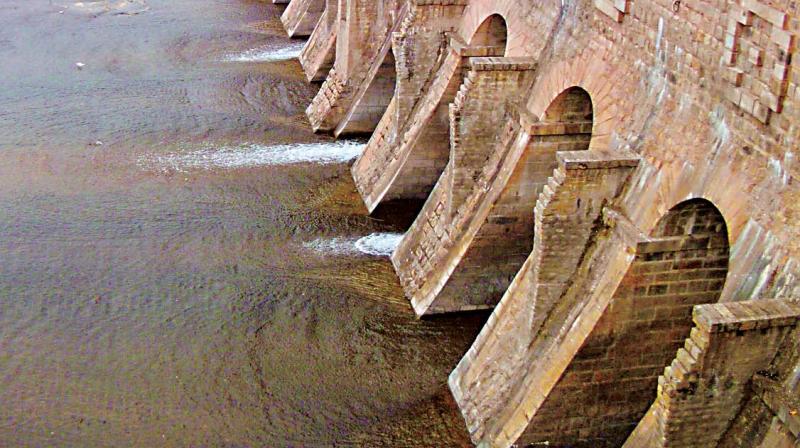 On June 14, when the south-west monsoons entered the state, inflows into the KRS Dam were 114 cusecs and the dam level stood at 80.26 ft as against its capacity of 124.80 feet. (Representional Image) On June 14, when the south-west monsoons entered the state, inflows into the KRS Dam were 114 cusecs and the dam level stood at 80.26 ft as against its capacity of 124.80 feet. (Representional Image)