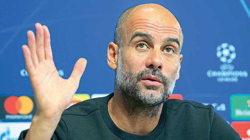 Manchester City manager Pep Guardiola. DC File Photo Manchester City manager Pep Guardiola. DC File Photo