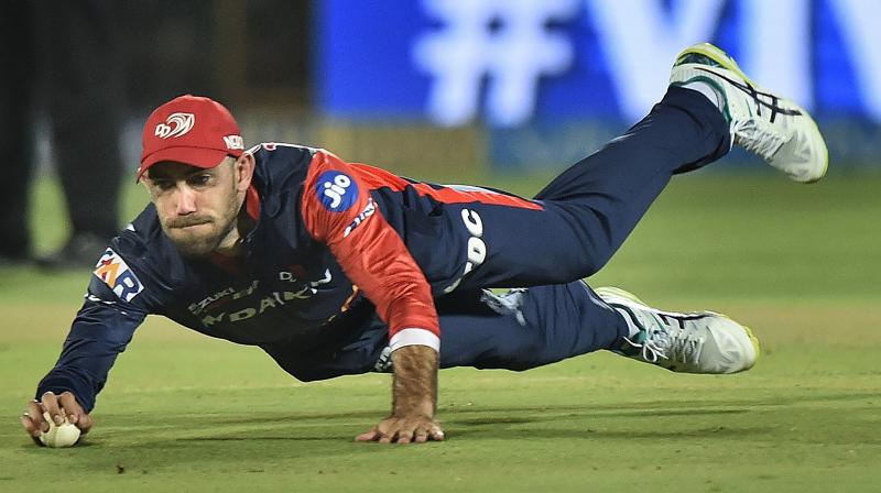 Glenn Maxwell who turned up for Delhi Daredevils in the 2018 IPL. PTI Photo