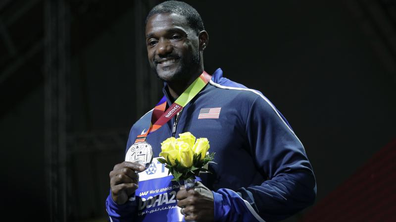 Justin Gatlin of the United States. AP Photo