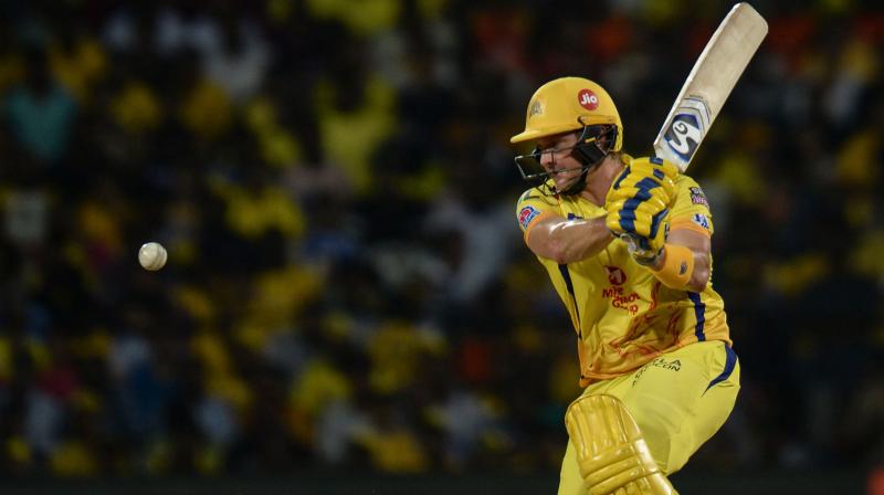 Watson had gone without a fifty in his first 10 innings of the ongoing Indian Premier League before striking 96 off 53 balls on Tuesday night to guide Chennai Super Kings to a win over Sunrisers Hyderabad. (Photo: AFP) Watson had gone without a fifty in his first 10 innings of the ongoing Indian Premier League before striking 96 off 53 balls on Tuesday night to guide Chennai Super Kings to a win over Sunrisers Hyderabad. (Photo: AFP)