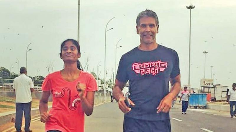 Milind Soman and Divya Milind Soman and Divya