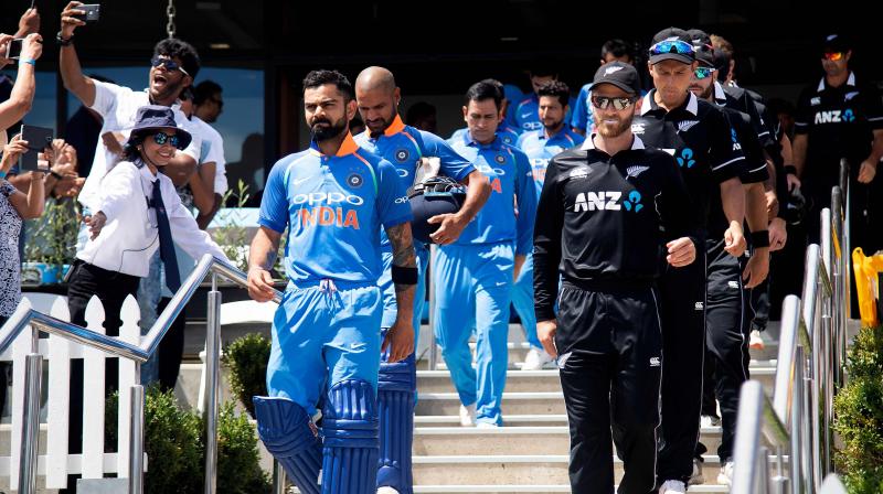 In team Rankings, New Zealand have slipped behind South Africa to fourth place. (Photo: AFP) In team Rankings, New Zealand have slipped behind South Africa to fourth place. (Photo: AFP)