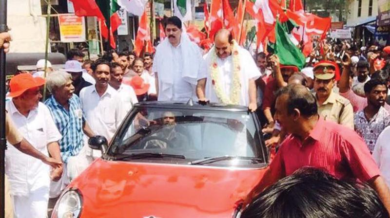 The image posted by K. Surendran on Facebook. The image posted by K. Surendran on Facebook.