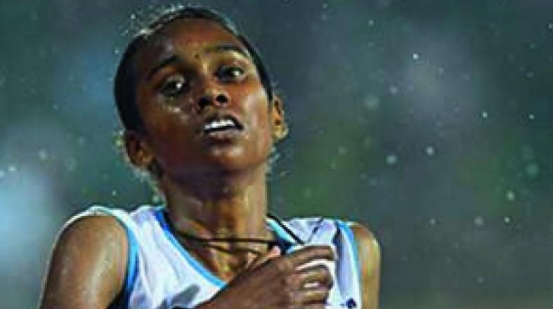Asian Athletics gold medalist P. U. Chitra Asian Athletics gold medalist P. U. Chitra