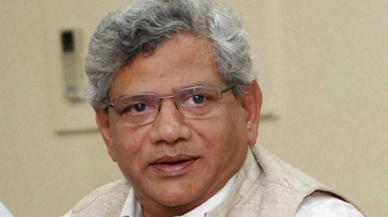 CPI (M) general secretary Sitaram Yechury made the remarks after the government briefed the Opposition on the standoff and also on the Kashmir issue. (Photo: PTI) CPI (M) general secretary Sitaram Yechury made the remarks after the government briefed the Opposition on the standoff and also on the Kashmir issue. (Photo: PTI)