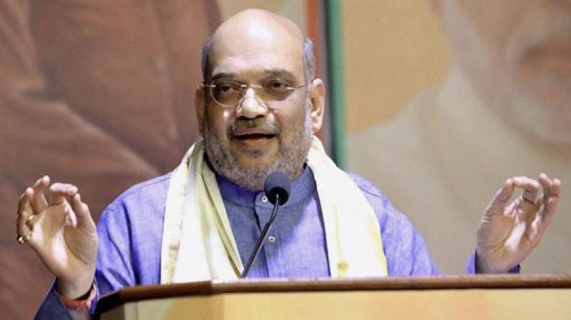Addressing a convention of the party in Delhi, Shah said among all the political parties in the country, only the BJP and the 'Communist party' have internal democracy. (Photo: PTI) Addressing a convention of the party in Delhi, Shah said among all the political parties in the country, only the BJP and the 'Communist party' have internal democracy. (Photo: PTI)