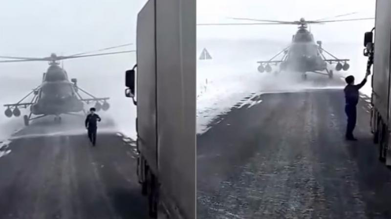 The video went viral and prompted the defense ministry to release a statement (Photo: YouTube) The video went viral and prompted the defense ministry to release a statement (Photo: YouTube)