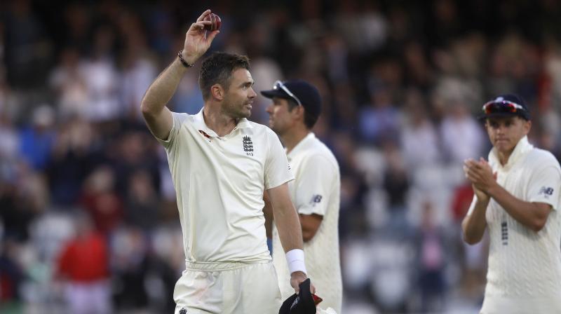 James Anderson, 36, made his Test debut in 2003 and has played 141 Tests for England. (Photo: AP) James Anderson, 36, made his Test debut in 2003 and has played 141 Tests for England. (Photo: AP)