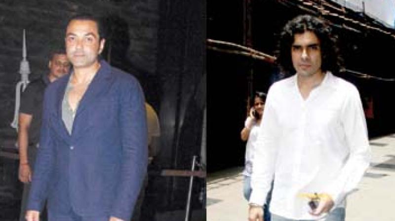 Bobby Deol and Imtiaz Ali Bobby Deol and Imtiaz Ali