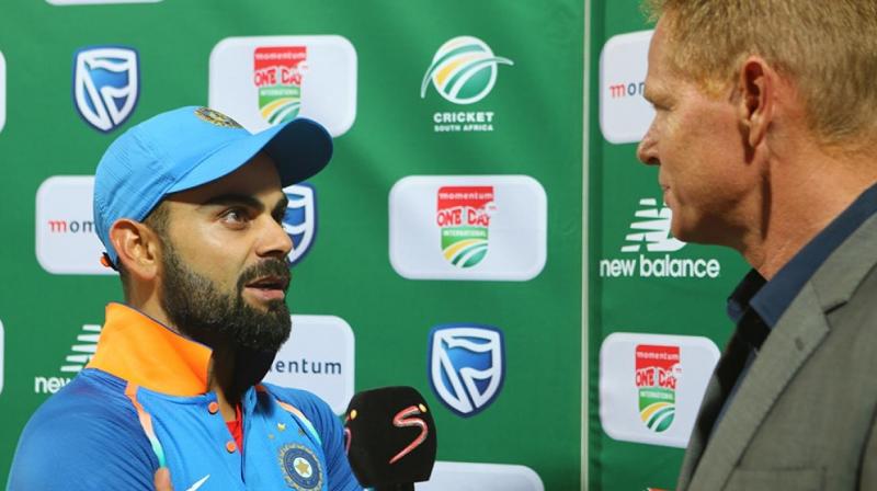 "I have got eight or nine years left in my career and I want to make the most of every day. Its a blessing that I am healthy and getting to captain my country," Virat Kohli said at the post-match presentation ceremony. (Photo: BCCI) "I have got eight or nine years left in my career and I want to make the most of every day. Its a blessing that I am healthy and getting to captain my country," Virat Kohli said at the post-match presentation ceremony. (Photo: BCCI)