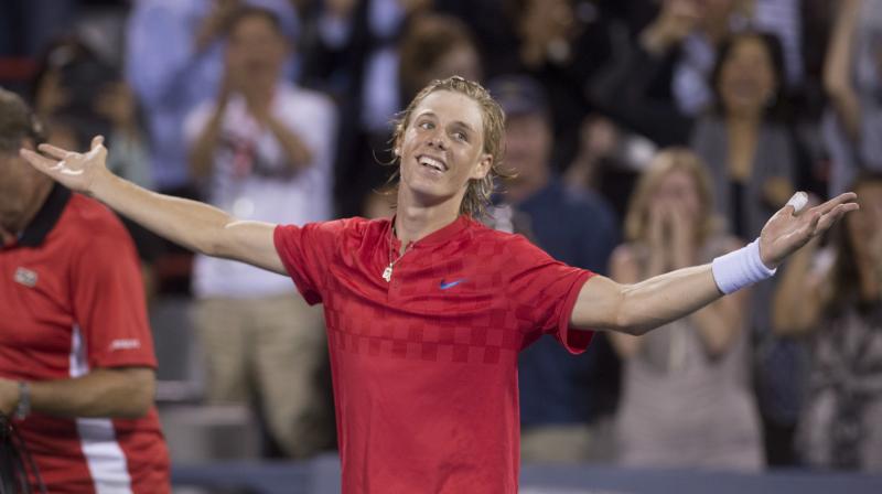 Shapovalov's stunning upset against the reigning French Open champion came as a result of some inspired tennis in front of a boisterous home crowd who cheered his every shot. (Photo:AP) Shapovalov's stunning upset against the reigning French Open champion came as a result of some inspired tennis in front of a boisterous home crowd who cheered his every shot. (Photo:AP)