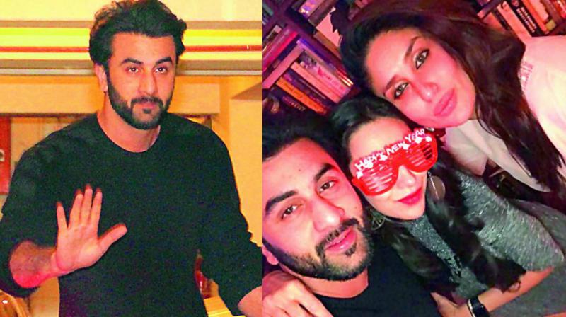 Ranbir, Kareena, and Karisma Kapoor seemed to be having quite a ball posing for pictures and reliving old memories. Ranbir, Kareena, and Karisma Kapoor seemed to be having quite a ball posing for pictures and reliving old memories.