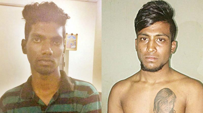 Aiyappa (left), and Leno (right), the accused in the Kammanahalli molestation on New Year's eve. (Photo: DC) Aiyappa (left), and Leno (right), the accused in the Kammanahalli molestation on New Year's eve. (Photo: DC)