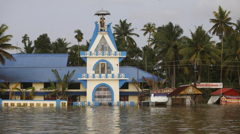 The Kerala government had sought Rs 4,700 crore as compensation from the central government for the damage caused by the floods, which was termed as the worst in a century. (Photo: File/AP) The Kerala government had sought Rs 4,700 crore as compensation from the central government for the damage caused by the floods, which was termed as the worst in a century. (Photo: File/AP)