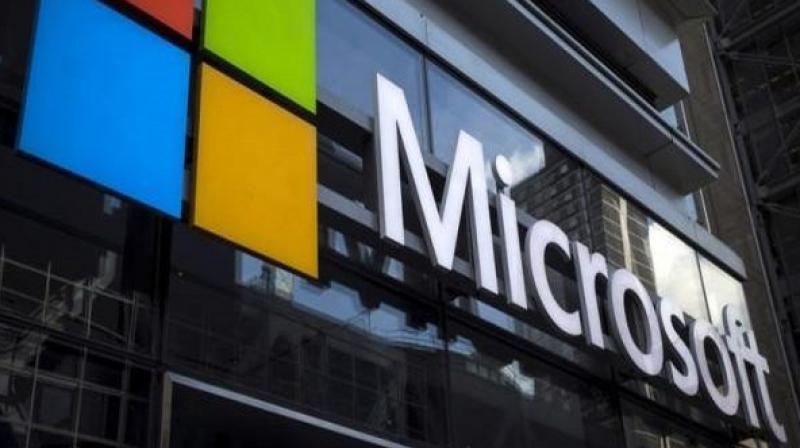 Microsoft patents for a tablet with triple screens. (Photo: ANI) Microsoft patents for a tablet with triple screens. (Photo: ANI)