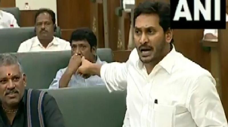 As TDP MLAs continuously tried to interrupt him, Reddy objected to their behaviour and commented that the TDP members were acting in a high-handed manner. (Photo: ANI) As TDP MLAs continuously tried to interrupt him, Reddy objected to their behaviour and commented that the TDP members were acting in a high-handed manner. (Photo: ANI)