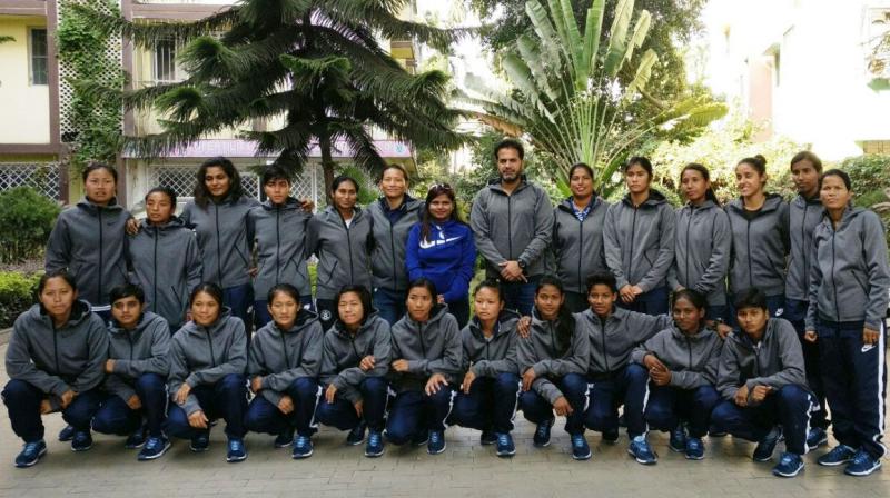 India team are aiming for their fifth straight SAFF Women's Championship title. (Photo: AIFF) India team are aiming for their fifth straight SAFF Women's Championship title. (Photo: AIFF)