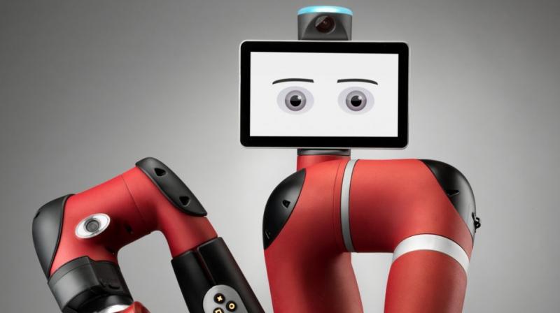 The robot named Sawyer debuted at Henna Cafe. The robot named Sawyer debuted at Henna Cafe.