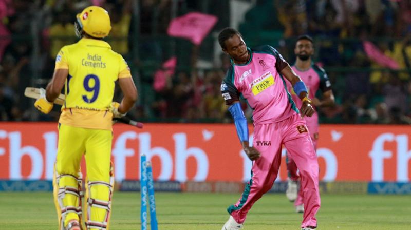 Archer’s ability to bowl at over 90 miles per hour and his lower-order power-hitting skills have earned him a number of high-profile admirers including England regulars Ben Stokes and Jos Buttler. (Photo: BCCI) Archer’s ability to bowl at over 90 miles per hour and his lower-order power-hitting skills have earned him a number of high-profile admirers including England regulars Ben Stokes and Jos Buttler. (Photo: BCCI)