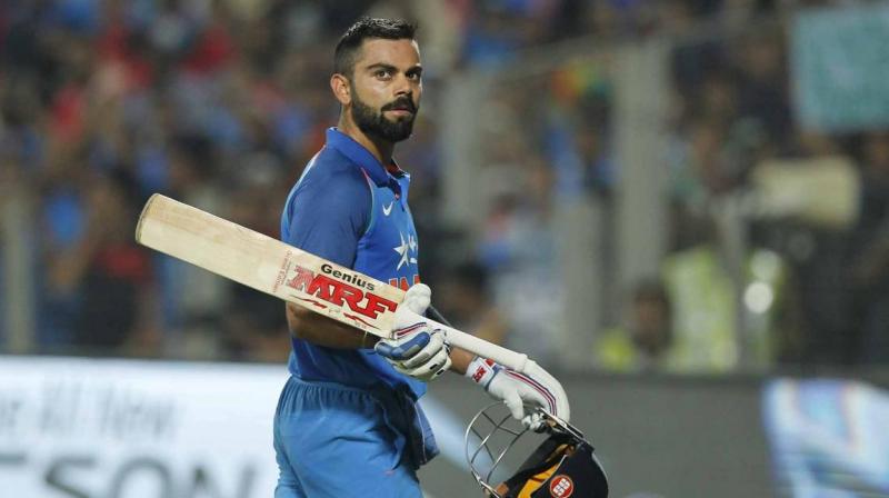 Virat Kohli notched up his 27th ODI ton as India beat England by three wickets and took 1-0 lead in the three-match ODI series. (Photo: BCCI) Virat Kohli notched up his 27th ODI ton as India beat England by three wickets and took 1-0 lead in the three-match ODI series. (Photo: BCCI)