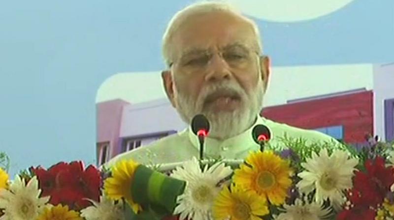 In his address after inaugurating the four-day Defence Expo in Thiruvidanthai, Prime Minister Narendra Modi said laziness, incompetence or 'perhaps some hidden motives' of the previous government had badly impacted the defence sector. (Photo: ANI/Twitter) In his address after inaugurating the four-day Defence Expo in Thiruvidanthai, Prime Minister Narendra Modi said laziness, incompetence or 'perhaps some hidden motives' of the previous government had badly impacted the defence sector. (Photo: ANI/Twitter)