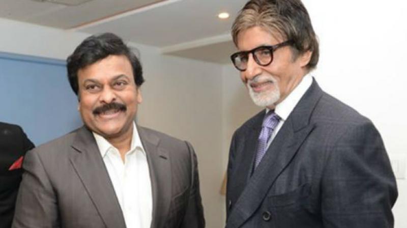 Amitabh Bachchan and Chiranjeevi. Amitabh Bachchan and Chiranjeevi.