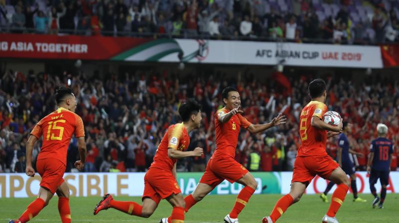 China flirted with disaster before launching a second-half fightback to beat Thailand. (Photo: AP) China flirted with disaster before launching a second-half fightback to beat Thailand. (Photo: AP)