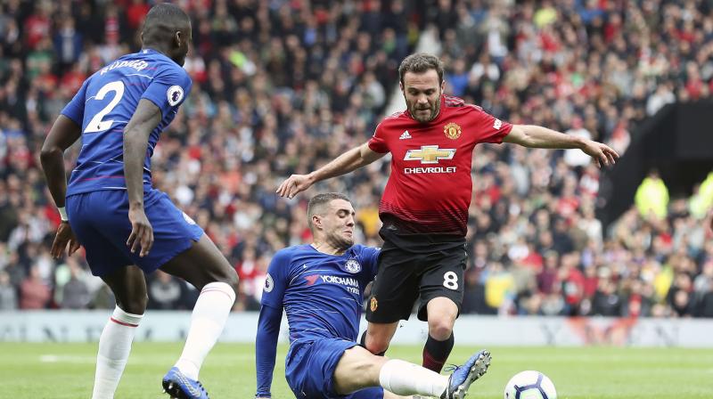 United led through Juan Mata’s 11th minute strike but just before halftime the visitors were level when De Gea weakly parried an Antonio Rudiger shot into the path of Marcos Alonso. (Photo: AP) United led through Juan Mata’s 11th minute strike but just before halftime the visitors were level when De Gea weakly parried an Antonio Rudiger shot into the path of Marcos Alonso. (Photo: AP)