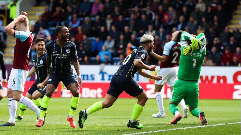 Pep Guardiola’s side now need to win their final matches at home to Leicester City and away to Brighton and Hove Albion to retain the title and break the hearts of second-placed Liverpool who have tracked them all the way. (Photo: Manchester City Twitter) Pep Guardiola’s side now need to win their final matches at home to Leicester City and away to Brighton and Hove Albion to retain the title and break the hearts of second-placed Liverpool who have tracked them all the way. (Photo: Manchester City Twitter)