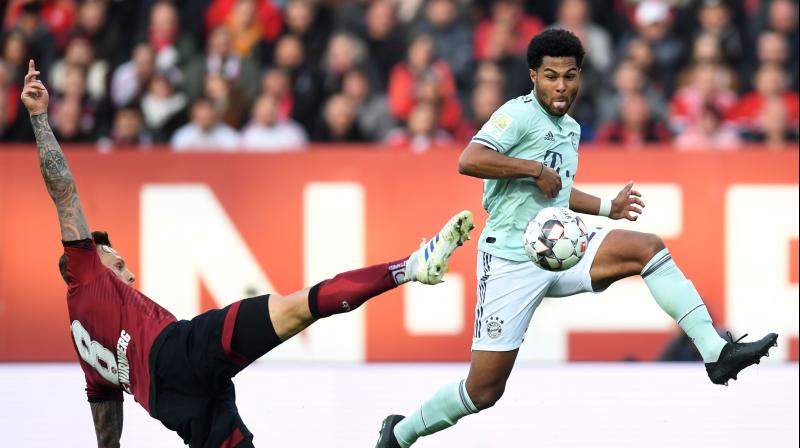The result leaves Bayern top on 71 points with Borussia Dortmund in second place on 69 after Saturday’s 4-2 home loss to Schalke 04 in the Ruhr valley derby. (Photo: AP) The result leaves Bayern top on 71 points with Borussia Dortmund in second place on 69 after Saturday’s 4-2 home loss to Schalke 04 in the Ruhr valley derby. (Photo: AP)