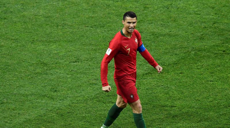 After achieving the feat, Ronaldo thanked his team-mates and coaches. (Photo: AFP) After achieving the feat, Ronaldo thanked his team-mates and coaches. (Photo: AFP)