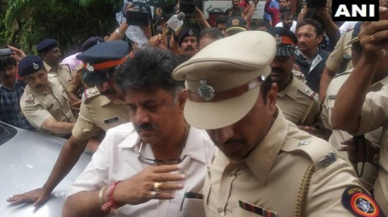 Normal life was hit in parts of Karnataka's Ramanagara district today following a bandh or shutdown called to protest the arrest of senior Karnataka Congress leader D K Shivakumar by the Enforcement Directorate in a money laundering case. (Photo: File) Normal life was hit in parts of Karnataka's Ramanagara district today following a bandh or shutdown called to protest the arrest of senior Karnataka Congress leader D K Shivakumar by the Enforcement Directorate in a money laundering case. (Photo: File)