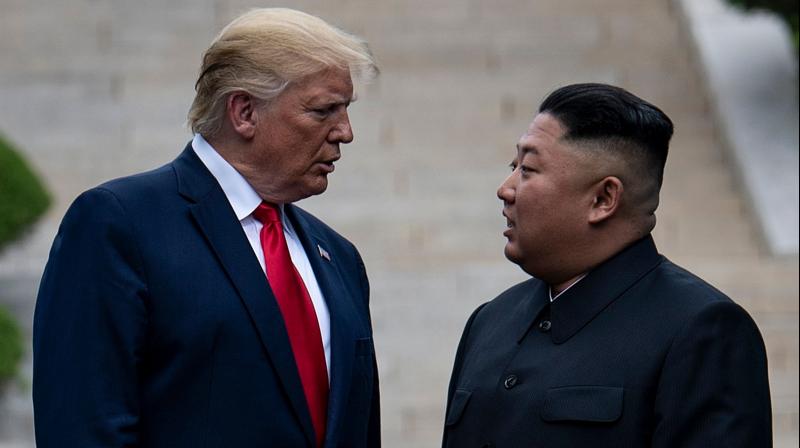 US President Donald Trump (left) and North Koreas leader Kim Jong Un. (AFP)