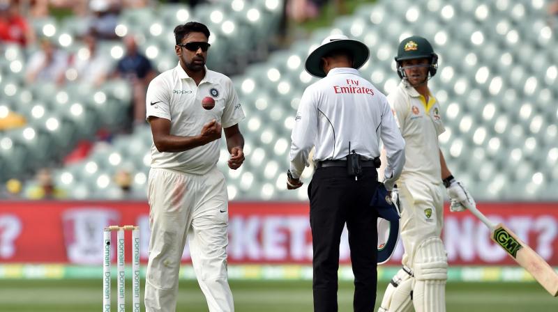Australia trailed by 59 runs and Ashwin said the Test was still on equal terms. (Photo: AFP) Australia trailed by 59 runs and Ashwin said the Test was still on equal terms. (Photo: AFP)