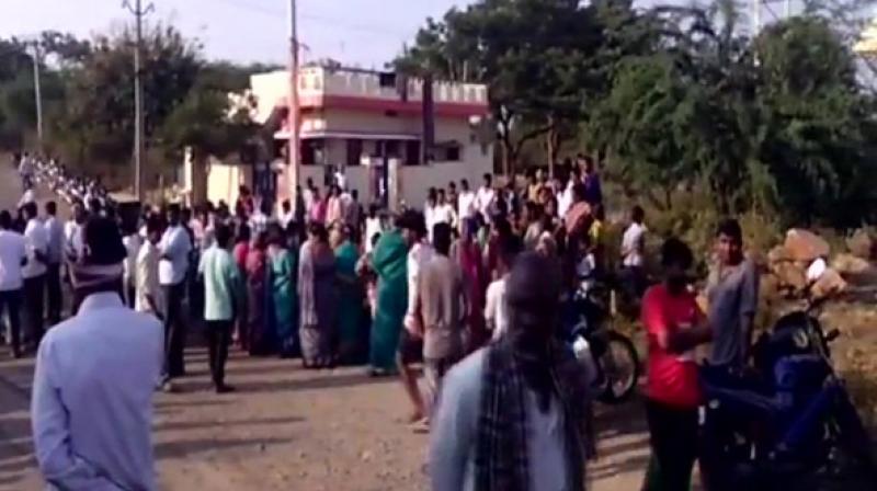 A case of murder and rioting under relevant IPC sections was registered based on a complaint filed by TRS leader's son. (Photo: ANI) A case of murder and rioting under relevant IPC sections was registered based on a complaint filed by TRS leader's son. (Photo: ANI)