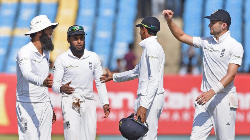 The last-wicket stand between Ashwin, who was 49 when the ninth wicket fell, and Mohammed Shami (not out 8) kept England on the field longer than they may have expected. (Photo: PTI) The last-wicket stand between Ashwin, who was 49 when the ninth wicket fell, and Mohammed Shami (not out 8) kept England on the field longer than they may have expected. (Photo: PTI)