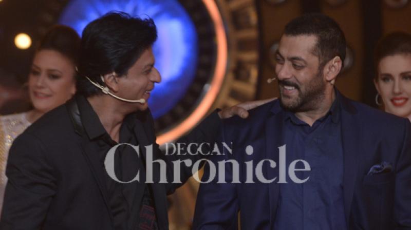 Shah Rukh and Salman, 50, have had ups and downs in their friendship over the years but the latter said sometimes their "fights" were blown out of proportion. Shah Rukh and Salman, 50, have had ups and downs in their friendship over the years but the latter said sometimes their "fights" were blown out of proportion.