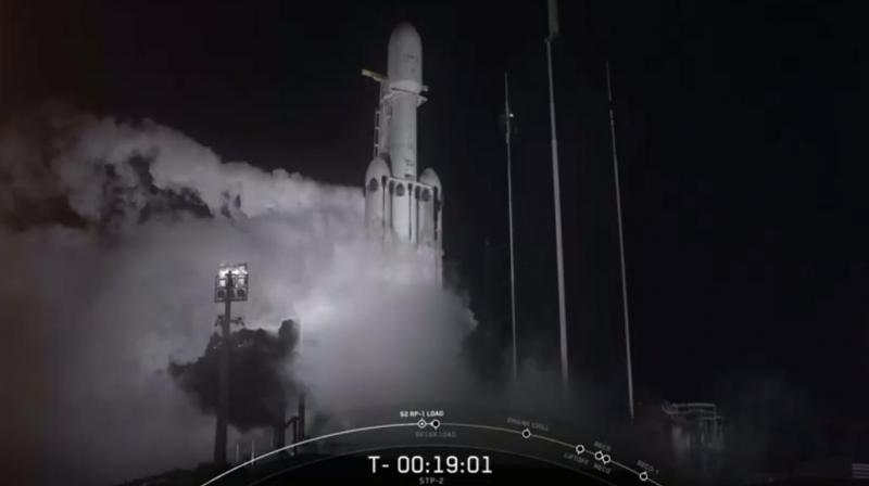 The craft blasted off to cheers from onlookers at 2:30 a.m. (0630 GMT) after a three-hour delay from the original launch time late Monday. (Photo: SpaceX Twitter) The craft blasted off to cheers from onlookers at 2:30 a.m. (0630 GMT) after a three-hour delay from the original launch time late Monday. (Photo: SpaceX Twitter)