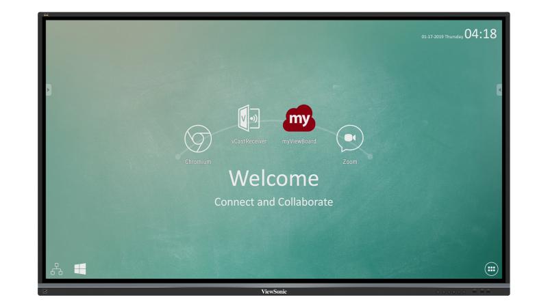 The ViewBoard IFP50 – 2 series include an enhanced 20-point touch-enabled panel. The ViewBoard IFP50 – 2 series include an enhanced 20-point touch-enabled panel.