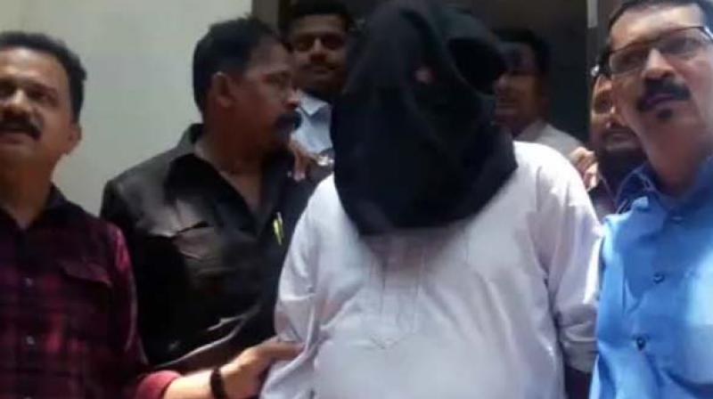 Parveen has been handed over to the Mumbra Police for further action (Photo: ANI) Parveen has been handed over to the Mumbra Police for further action (Photo: ANI)