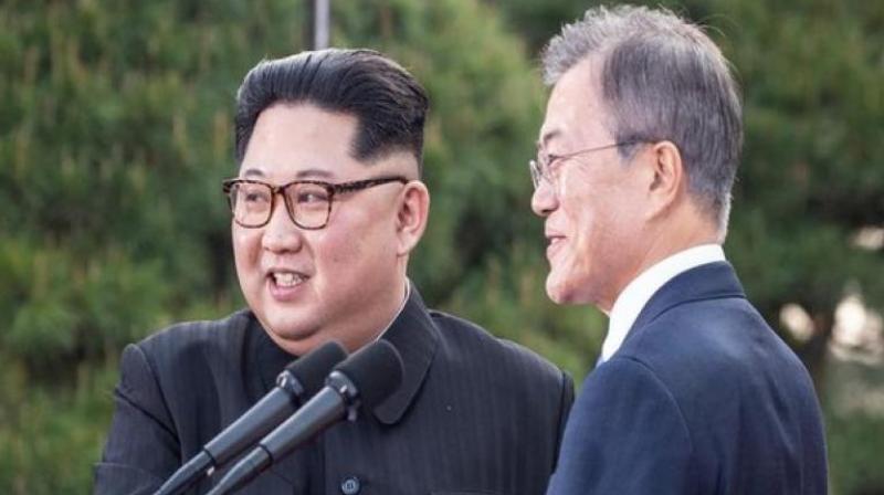 North Korean leader Kim Jong-un, in a statement, said that the two Koreas are one united people who should work together towards reunification. (Photo: ANI) North Korean leader Kim Jong-un, in a statement, said that the two Koreas are one united people who should work together towards reunification. (Photo: ANI)