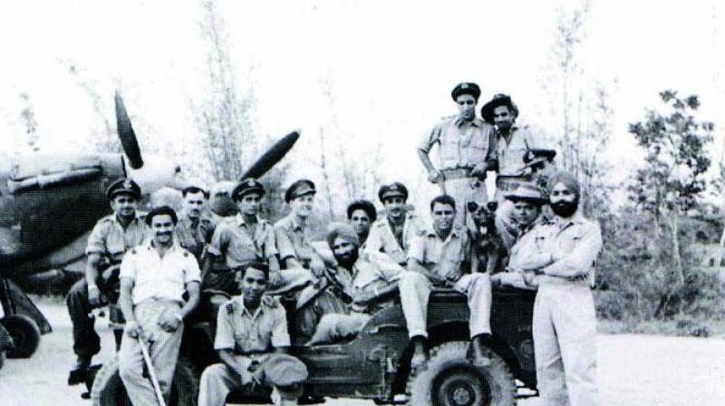 No 1 Squadron of the IAF at the crucial battle of Imphal in 1944. Their CO, Squadron Leader Arjan Singh, later the iconic five-star Marshal of the IAF, is at the wheel of the jeep; No 1 Squadron of the IAF at the crucial battle of Imphal in 1944. Their CO, Squadron Leader Arjan Singh, later the iconic five-star Marshal of the IAF, is at the wheel of the jeep;